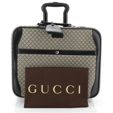 replica gucci rolling luggage|gucci backpack clone.